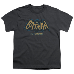 Batman Classic TV Series In Color - Youth T-Shirt Youth T-Shirt (Ages 8-12) Batman   