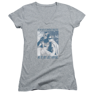 Batman - Classic TV Series Boogie Nights - Juniors V-Neck T-Shirt Juniors V-Neck T-Shirt Batman   