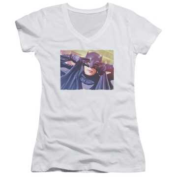 Batman - Classic TV Series Smooth Groove - Juniors V-Neck T-Shirt Juniors V-Neck T-Shirt Batman   