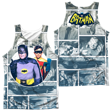 Batman - Classic TV Series 60s Panels Men's All Over Print Tank Men's All Over Print Tank Batman   