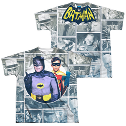 Batman Classic TV Series 60S Panels - Youth All-Over Print Shirt Youth All-Over Print T-Shirt (Ages 8-12) Batman   