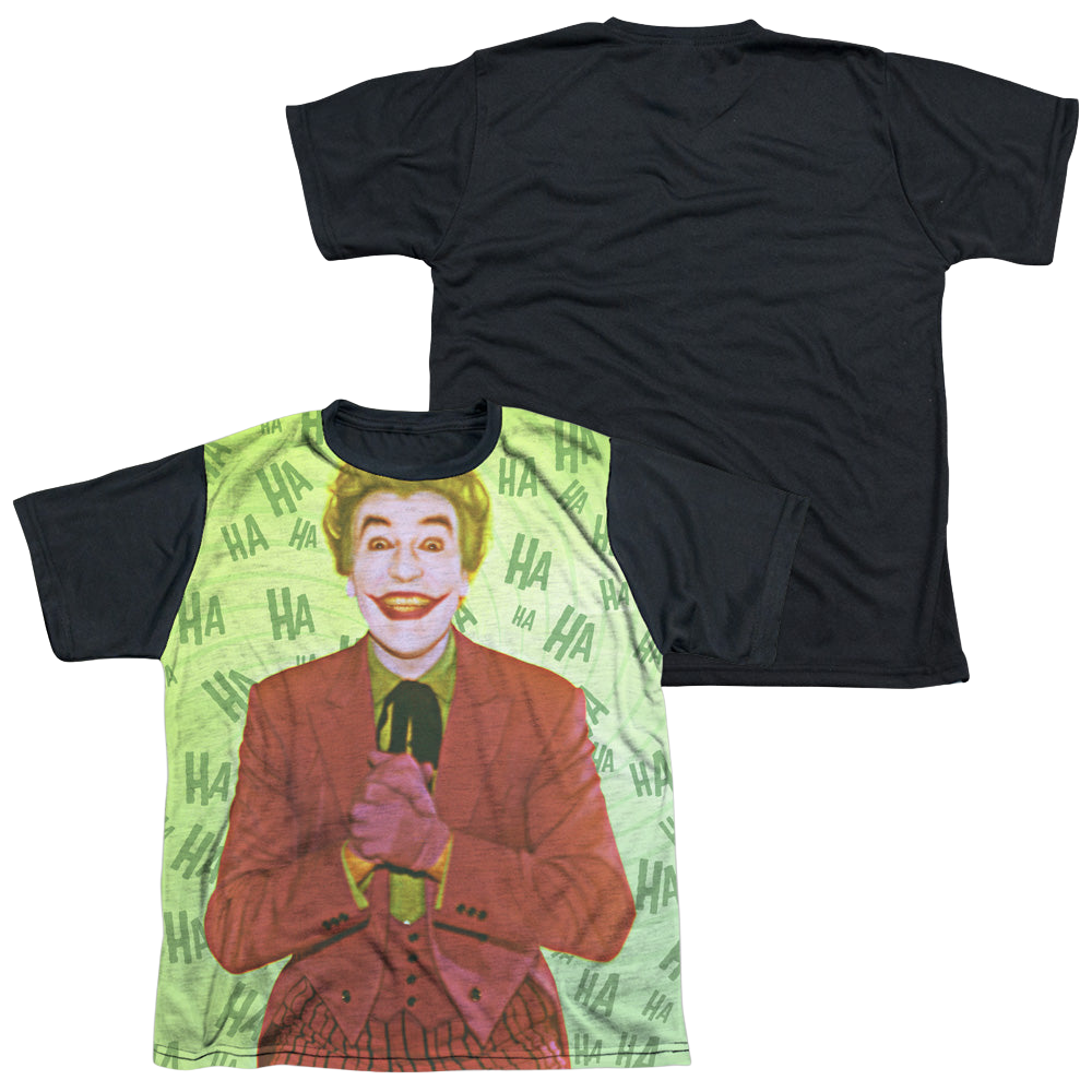 Batman Classic TV Series Jokes On You - Youth Black Back T-Shirt Youth Black Back T-Shirt (Ages 8-12) Batman   