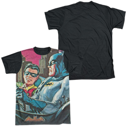 Batman - Classic TV Series Bat Signal - Men's Black Back T-Shirt Men's Black Back T-Shirt Batman   