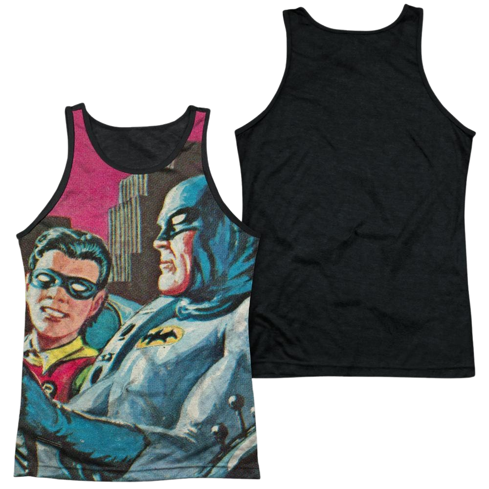 Batman - Classic TV Series Bat Signal Men's Black Back Tank Men's Black Back Tank Batman   