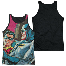 Batman - Classic TV Series Bat Signal Men's Black Back Tank Men's Black Back Tank Batman   