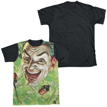 Batman Classic TV Series Laugh Gas men's black back t-shirt