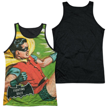 Batman - Classic TV Series Fighting Back Men's Black Back Tank Men's Black Back Tank Batman   