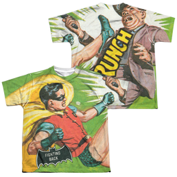 Batman Classic TV Series Fighting Back - Youth All-Over Print T-Shirt Youth All-Over Print T-Shirt (Ages 8-12) Batman   