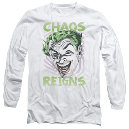 Batman - Classic TV Series Chaos Reigns - Men's Long Sleeve T-Shirt Men's Long Sleeve T-Shirt Batman   
