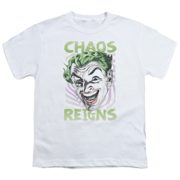 Batman Classic TV Series Chaos Reigns - Youth T-Shirt Youth T-Shirt (Ages 8-12) Batman   