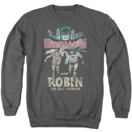 Batman - Classic TV Series Classic Duo - Men's Crewneck Sweatshirt Men's Crewneck Sweatshirt Batman   