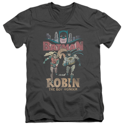 Batman - Classic TV Series Classic Duo - Men's V-Neck T-Shirt Men's V-Neck T-Shirt Batman   