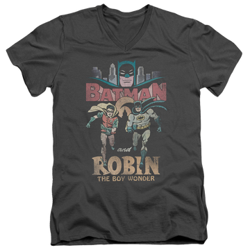 Batman - Classic TV Series Classic Duo - Men's V-Neck T-Shirt Men's V-Neck T-Shirt Batman   