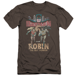 Batman - Classic TV Series Classic Duo - Men's Premium Slim Fit T-Shirt Men's Premium Slim Fit T-Shirt Batman   