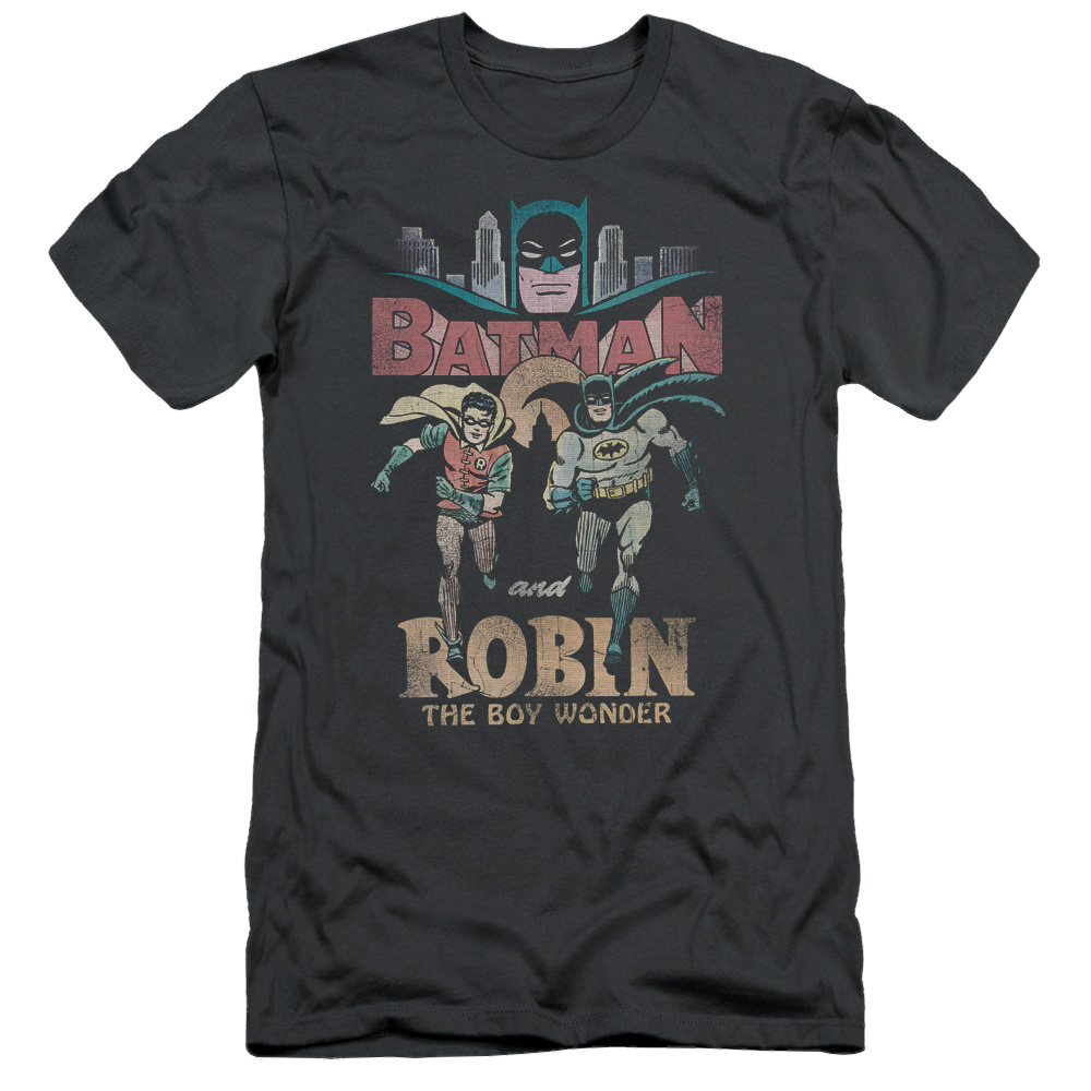 Batman - Classic TV Series Classic Duo - Men's Slim Fit T-Shirt Men's Slim Fit T-Shirt Batman   