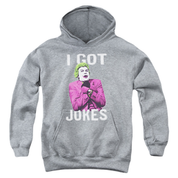 Batman Classic TV Series Got Jokes - Youth Hoodie Youth Hoodie (Ages 8-12) Batman   
