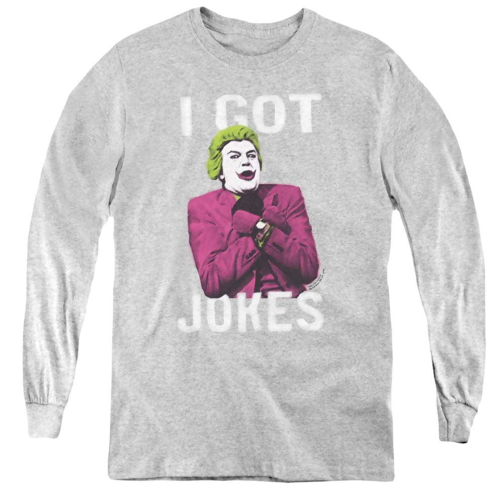 Batman Classic Tv Series Got Jokes - Youth Long Sleeve T-Shirt Youth Long Sleeve T-Shirt Batman   