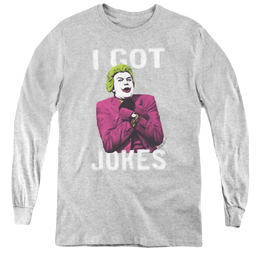 Batman Classic Tv Series Got Jokes - Youth Long Sleeve T-Shirt Youth Long Sleeve T-Shirt Batman   
