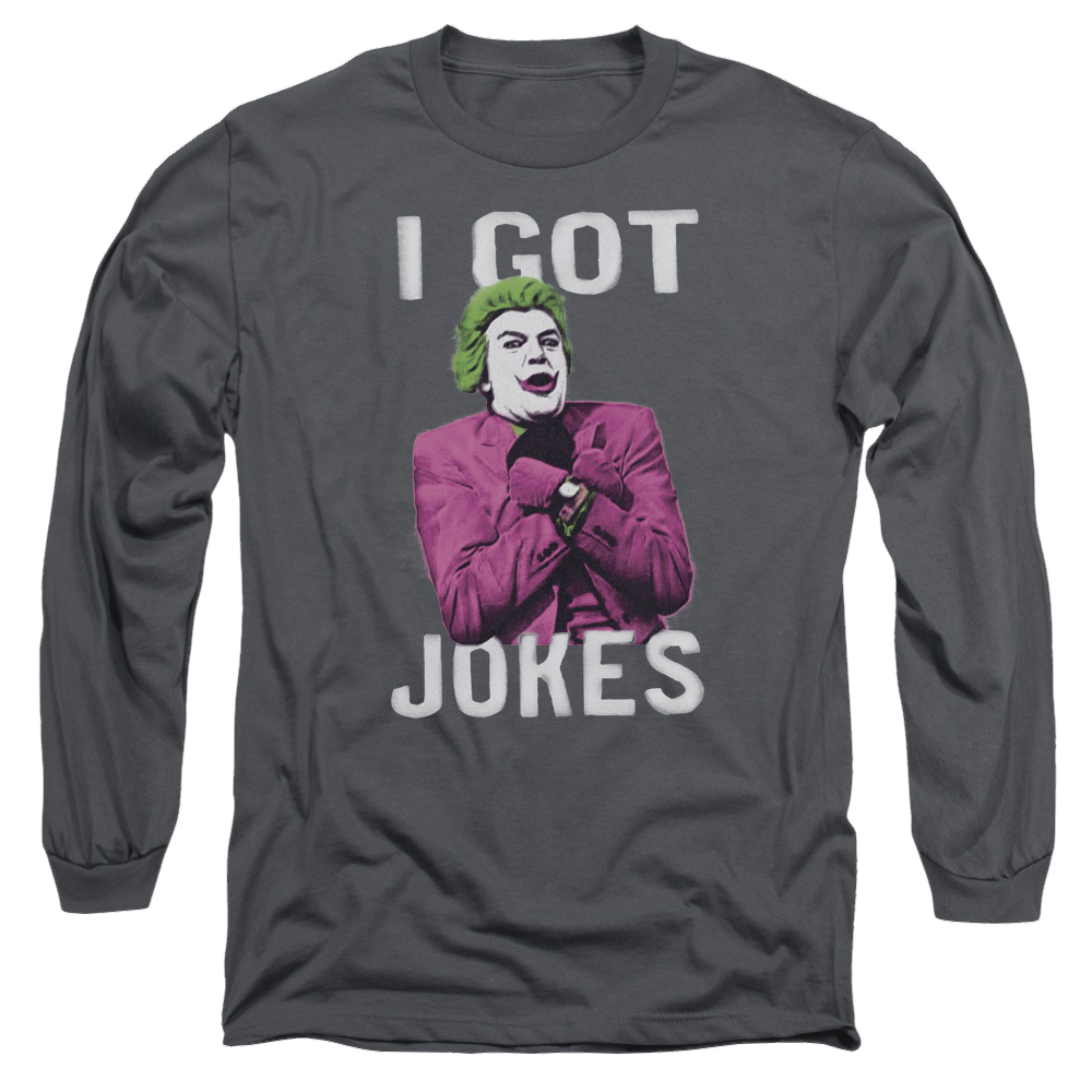 Batman - Classic TV Series Got Jokes - Men's Long Sleeve T-Shirt Men's Long Sleeve T-Shirt Batman   