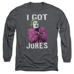 Batman - Classic TV Series Got Jokes - Men's Long Sleeve T-Shirt Men's Long Sleeve T-Shirt Batman   