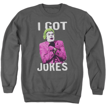 Batman - Classic TV Series Got Jokes - Men's Crewneck Sweatshirt Men's Crewneck Sweatshirt Batman   