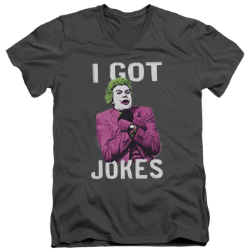 Batman - Classic TV Series Got Jokes - Men's V-Neck T-Shirt Men's V-Neck T-Shirt Batman   