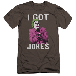 Batman - Classic TV Series Got Jokes - Men's Premium Slim Fit T-Shirt Men's Premium Slim Fit T-Shirt Batman   