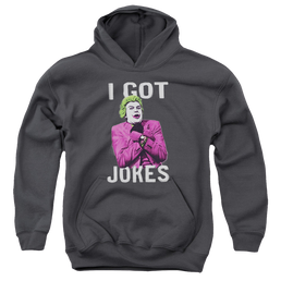 Batman Classic TV Series Got Jokes - Youth Hoodie Youth Hoodie (Ages 8-12) Batman   