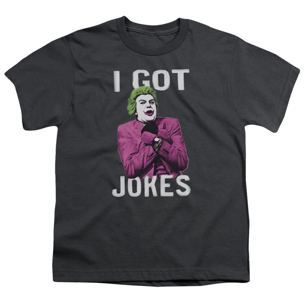 Batman Classic TV Series Got Jokes - Youth T-Shirt Youth T-Shirt (Ages 8-12) Batman   