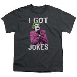 Batman Classic TV Series Got Jokes - Youth T-Shirt Youth T-Shirt (Ages 8-12) Batman   