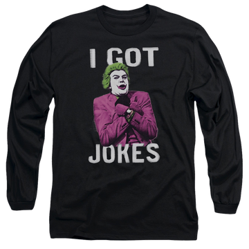Batman - Classic TV Series Got Jokes - Men's Long Sleeve T-Shirt Men's Long Sleeve T-Shirt Batman   