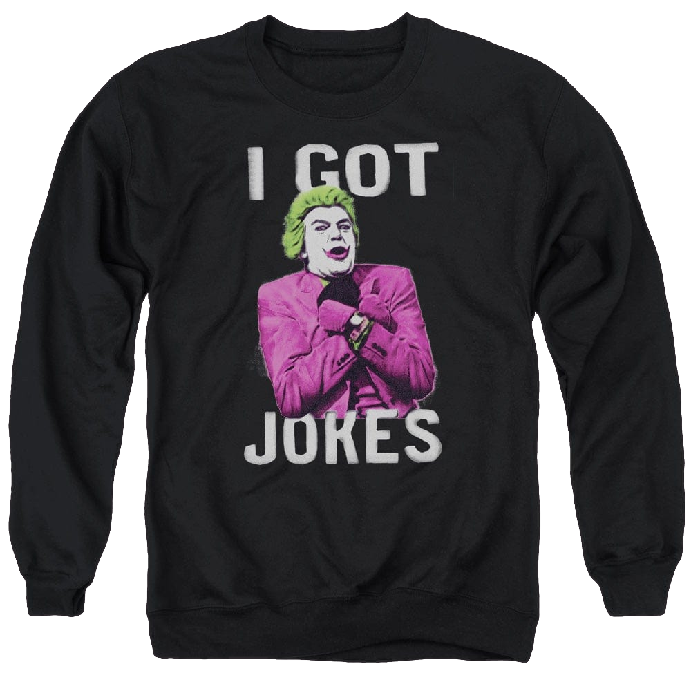 Batman Classic TV Series Got Jokes - Men's Crewneck Sweatshirt Men's Crewneck Sweatshirt Batman   