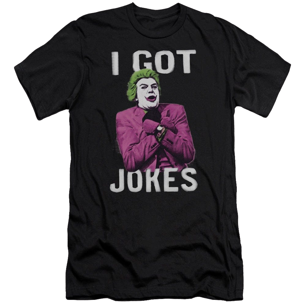 Batman Classic TV Series Got Jokes - Men's Premium Slim Fit T-Shirt Men's Premium Slim Fit T-Shirt Batman   