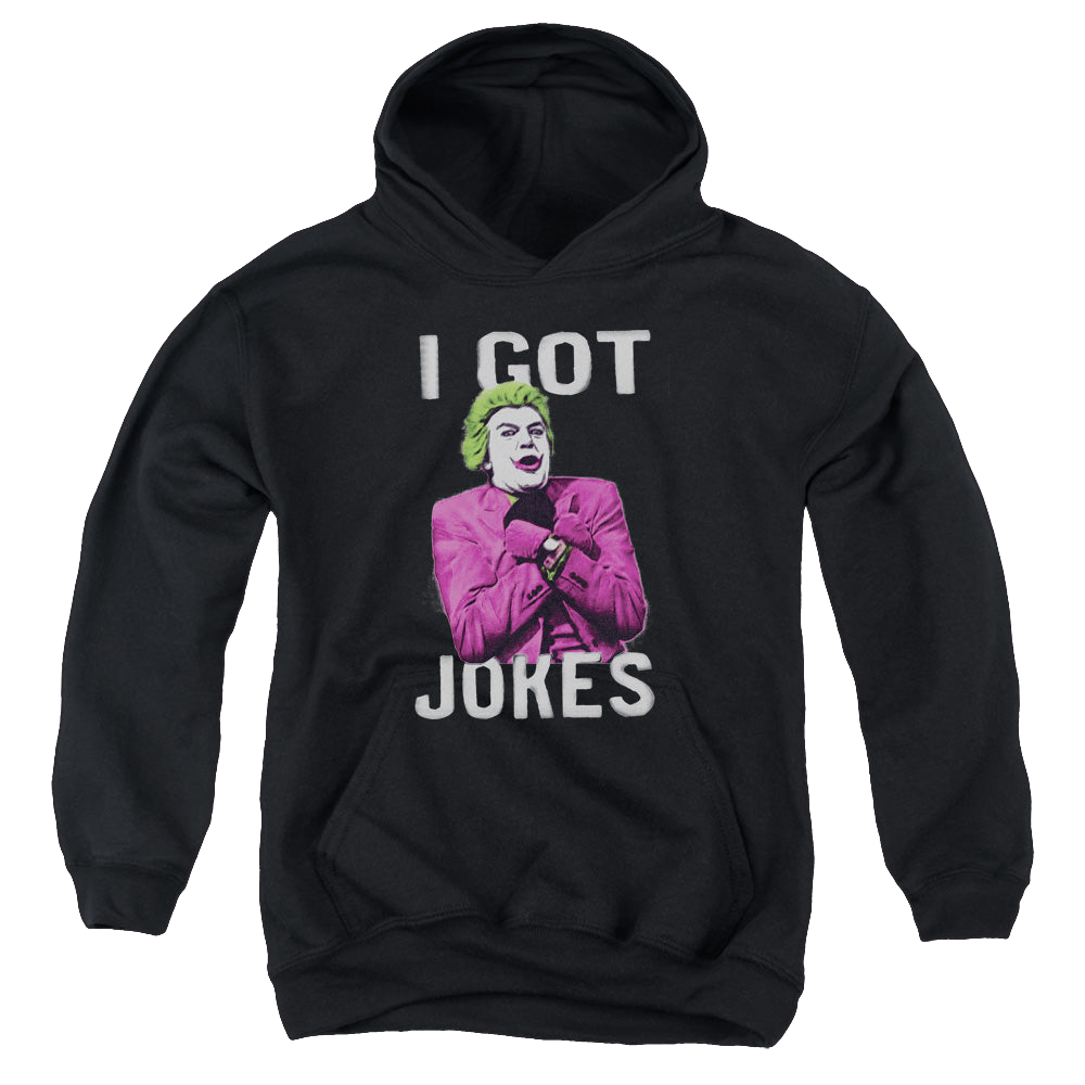 Batman Classic TV Series Got Jokes - Youth Hoodie Youth Hoodie (Ages 8-12) Batman   
