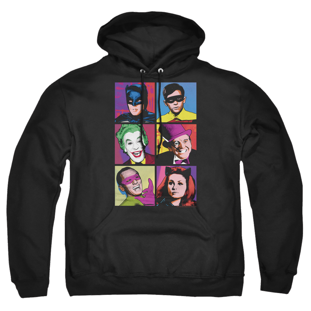 Batman - Classic TV Series Pop Cast - Pullover Hoodie Pullover Hoodie Batman   