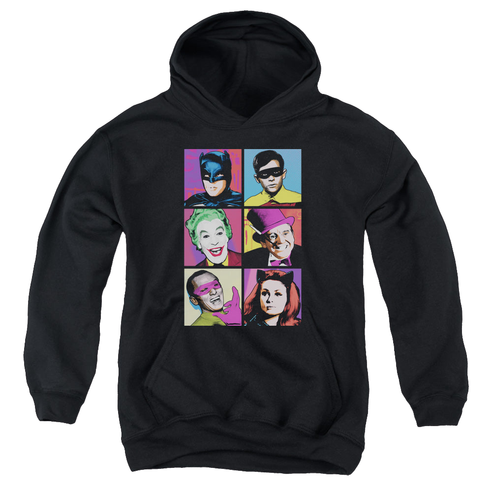 Batman Classic TV Series Pop Cast - Youth Hoodie Youth Hoodie (Ages 8-12) Batman   
