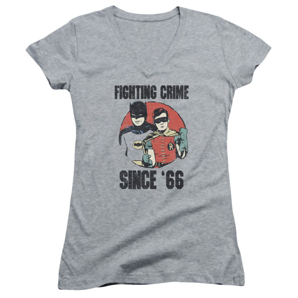 Batman - Classic TV Series Since 66 - Juniors V-Neck T-Shirt Juniors V-Neck T-Shirt Batman   