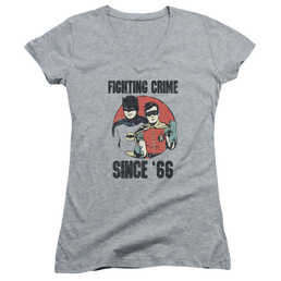 Batman - Classic TV Series Since 66 - Juniors V-Neck T-Shirt Juniors V-Neck T-Shirt Batman   
