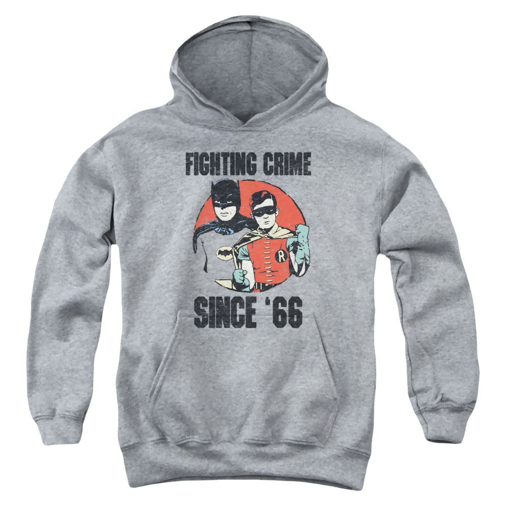 Batman Classic TV Series Since 66 - Youth Hoodie Youth Hoodie (Ages 8-12) Batman   