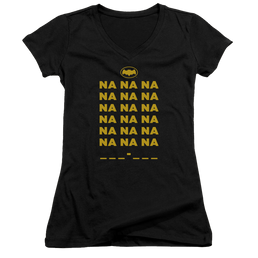 Batman - Classic TV Series Na Na Na - Juniors V-Neck T-Shirt Juniors V-Neck T-Shirt Batman   