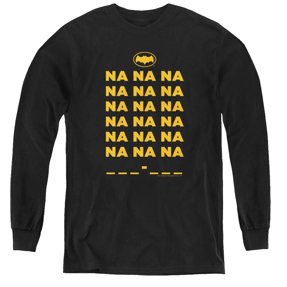 Batman Classic Tv Series Na Na Na - Youth Long Sleeve T-Shirt Youth Long Sleeve T-Shirt Batman   