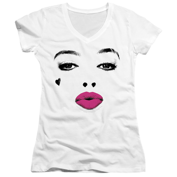 Birds of Prey Kiss - Juniors V-Neck T-Shirt Juniors V-Neck T-Shirt Birds of Prey   