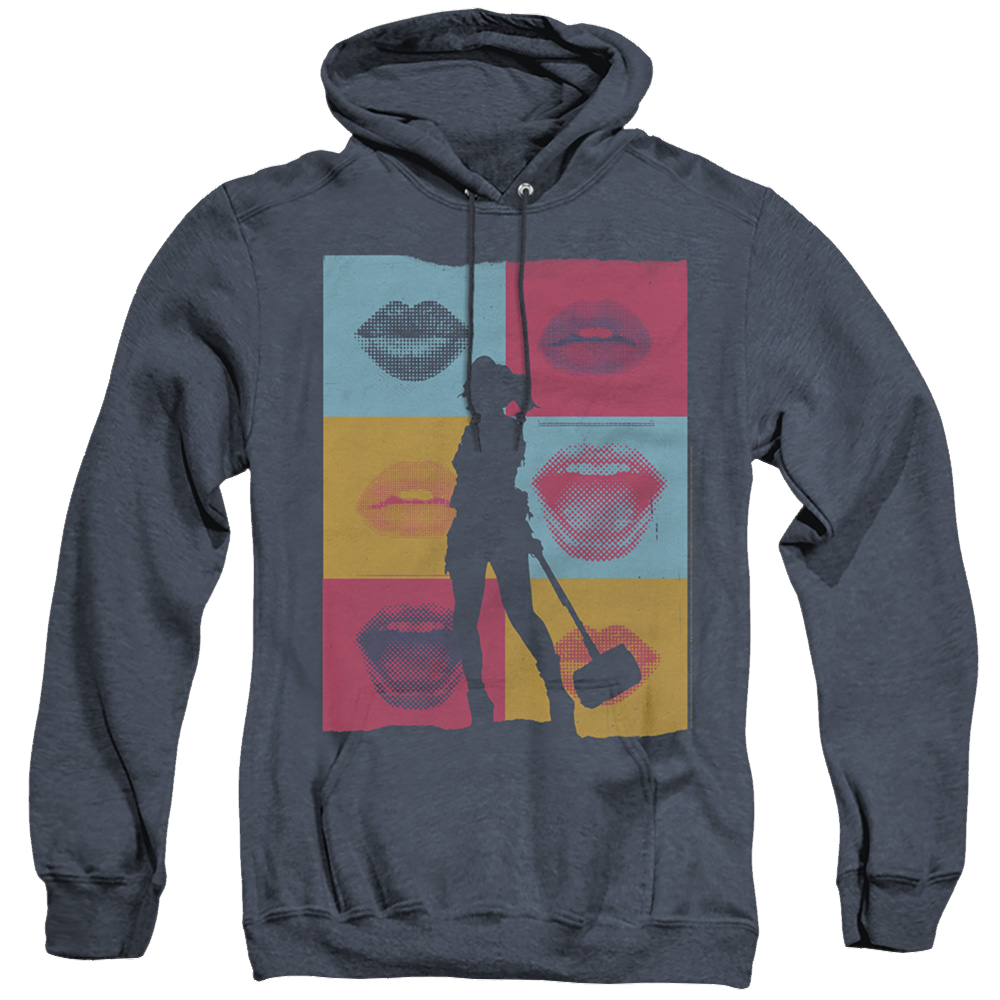 Birds of Prey Lips - Heather Pullover Hoodie Heather Pullover Hoodie Birds of Prey   