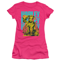 Birds of Prey Harley Painted - Juniors T-Shirt Juniors T-Shirt Birds of Prey   