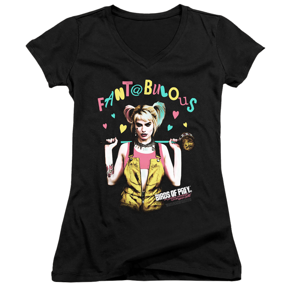 Birds of Prey Fantabulous - Juniors V-Neck T-Shirt Juniors V-Neck T-Shirt Birds of Prey   