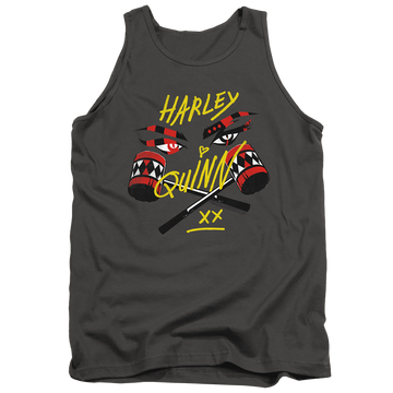 Charcoal men's tank with Birds of Prey In My Eyes graphic