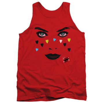 Red men's tank with Birds of Prey Red Harley graphic