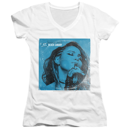 Birds of Prey Blue Canary - Juniors V-Neck T-Shirt Juniors V-Neck T-Shirt Birds of Prey   