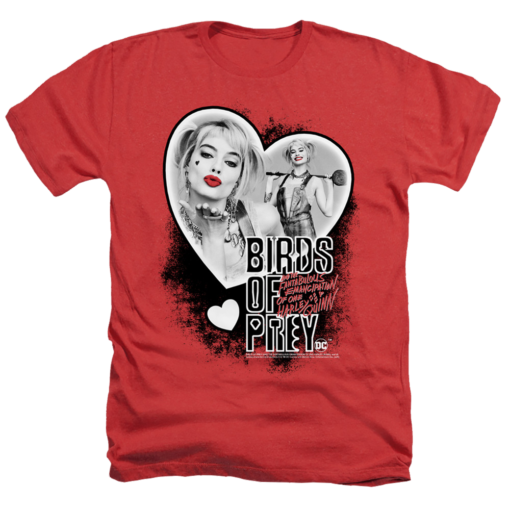 Birds of Prey Heart Harley - Men's Heather T-Shirt Men's Heather T-Shirt Birds of Prey   