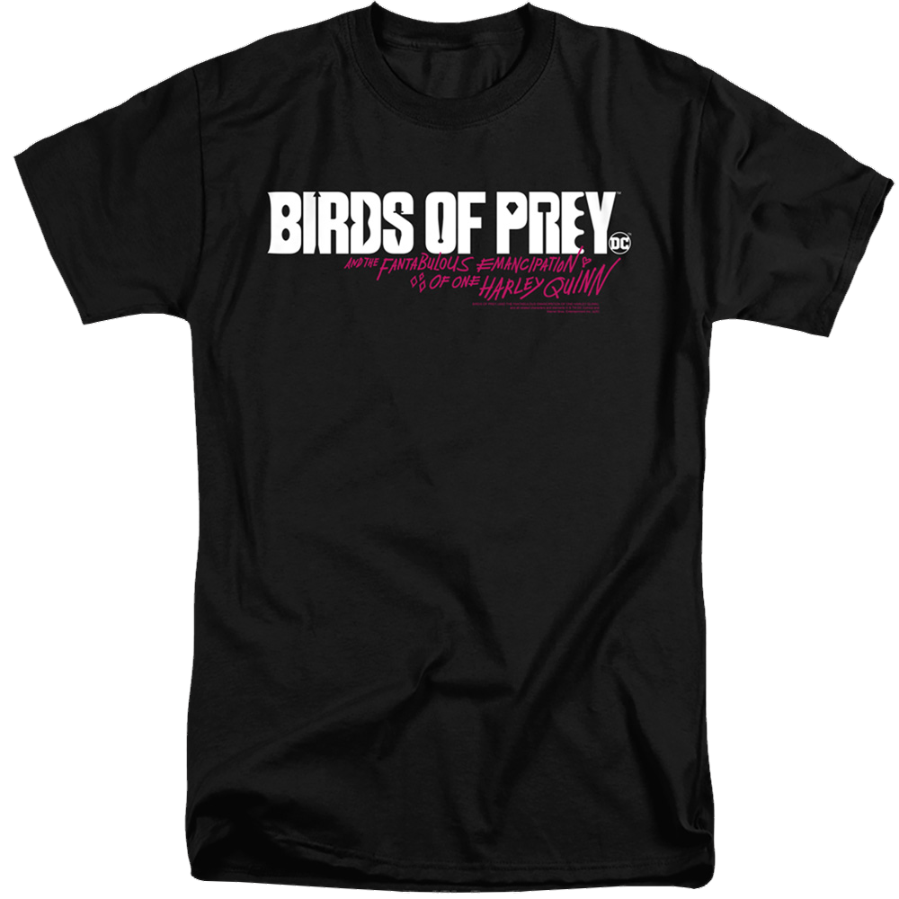 Birds of Prey Horizontal Logo - Men's Tall Fit T-Shirt Men's Tall Fit T-Shirt Birds of Prey   